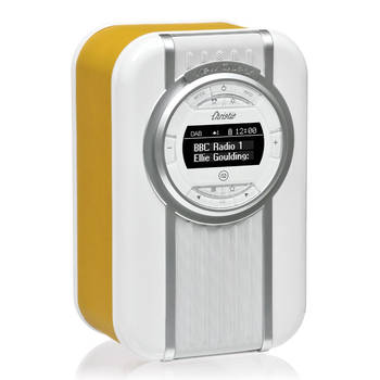 VQ  Mustard Christie DAB+ FM Digital Radio/LED Bluetooth Portable Speaker