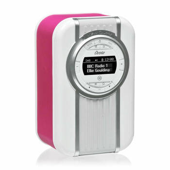 View Quest Christie DAB+ FM Digital Radio/LED Bluetooth Portable Speaker - Hot Pink