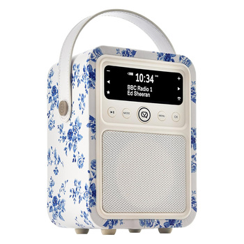 VQ Monty DAB+ Digital FM Radio/Bluetooth Speaker Laura Ashely China Rose  