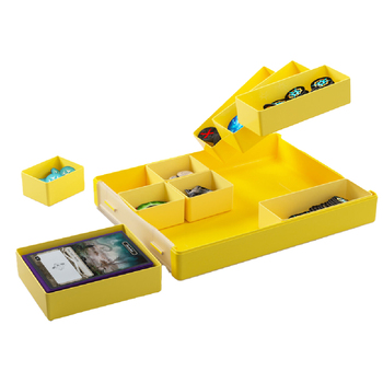 Gamegenic Token Silo Convertible Card Dice Tray Purple Gaming Accessory