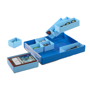 Gamegenic Token Silo Convertible Card Dice Tray Blue Gaming Accessory