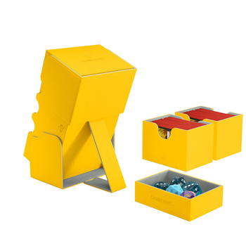 Gamegenic Stronghold 200+ Deck/Game Box XL Yellow Gaming Accessory