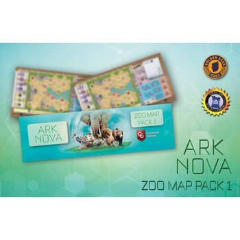 Capstone Games Ark Nova Zoo Map Pack 1 Board Game Kids 14y+