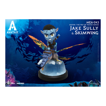 Beast Kingdom Mini Egg Attack Avatar Jake Sully & Skimwing Figurine Model