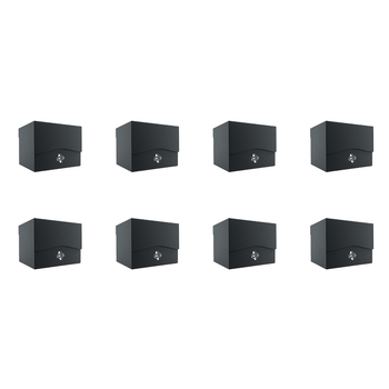 8PK Gamegenic Side Holder 100+ Deck Box Xl Black Gaming Accessory