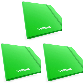 3PK Gamegenic Casual Album 8 Pocket Green Gaming Accessory
