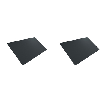 2PK Gamegenic Prime 2mm Playmat Black Gaming Accessory