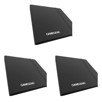 3PK Gamegenic Casual Album 8 Pocket Black Gaming Accessory