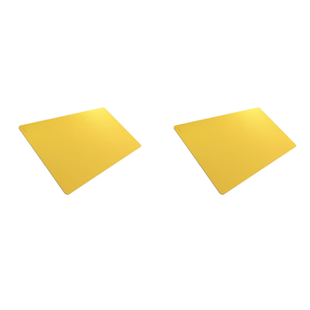 2PK Gamegenic Prime 2mm Playmat Yellow Gaming Accessory