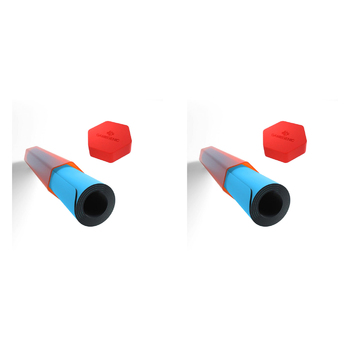 2PK Gamegenic Playmat Tube Red Trading Card Gaming Accessory