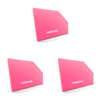 3PK Gamegenic Casual Album 8 Pocket Pink Gaming Accessory