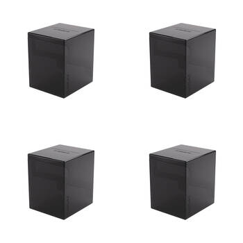 4PK Gamegenic Bastion 100+ Card Deck Box Organiser XL - Black