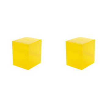 2PK Gamegenic Bastion 100+ Card Deck Box Organiser XL - Yellow