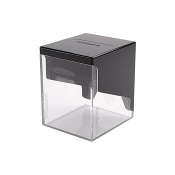 Gamegenic Bastion 100+ Card Deck Box Organiser XL - Black/Clear