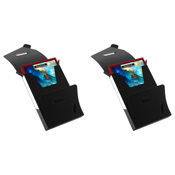 2PK Gamegenic Cube Pocket 15+ Black Trading Card Gaming Accessory