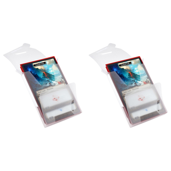 2PK Gamegenic Cube Pocket 15+ Clear Trading Card Gaming Accessory