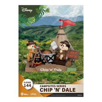 Beast Kingdom D Stage Disney Campsites Series Chip n Dale Figurine Model