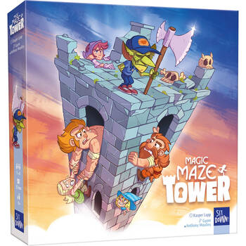 Sit Down Magic Maze Tower Kids Party Board Game 9y+
