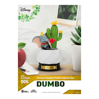 Beast Kingdom Mini D Stage Disney Pocket Plants Series Dumbo Figurine Model