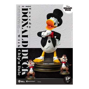 Beast Kingdom Master Craft Tuxedo Donald Duck Chip'n Dale Figurine Model