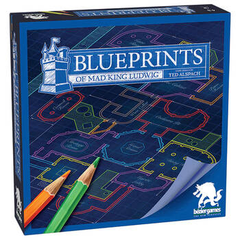 Bezier Games Blueprints of Mad King Ludwig Board Game Kids 10y+