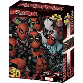 300pc Prime Marvel Deadpool 3D Jigsaw Puzzle Kids Game 31x46cm 14y+