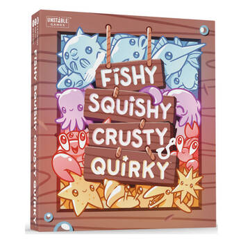 Tee Turtle Fishy Squishy Crusty Quirky Kids Tabletop Card Game 7y+