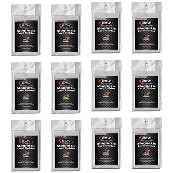 20PK BCW One Touch Magnetic Card Holder 100 Pt Standard - Clear