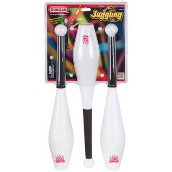 3pc Duncan Juggling Clubs Set Assorted Colours Toy Kids 12y+
