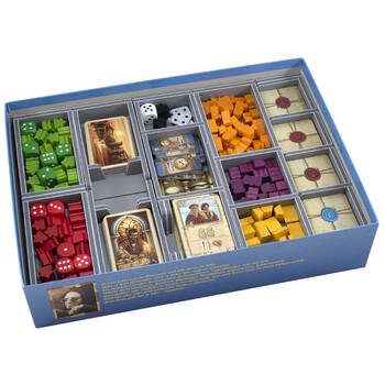 Folded Space Game Box Inserts Organiser For The Voyage Of Marco Polo