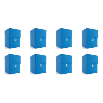8PK Gamegenic Deck Holder Holds 100 Sleeves Deck Box Blue Gaming Accessory