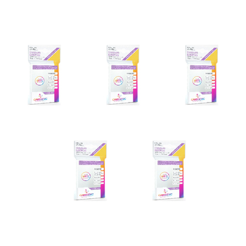 5x 50pc Gamegenic Matte Sleeves PURPLE Standard Euro Size 62x94mm Accessory