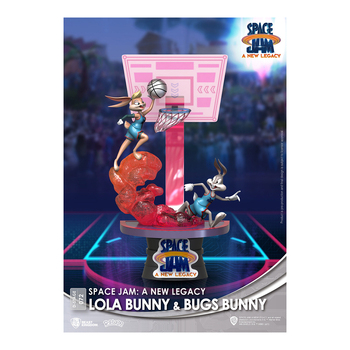Beast Kingdom D Stage Space Jam Lola Bunny & Bugs Bunny Figurine Model