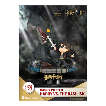 Beast Kingdom D Stage Harry Potter Harry vs Basilisk Figurine Model