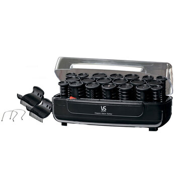 VS Sassoon Classic Salon Setter 20 Rollers 3 Sizes Heated Hot Rollers