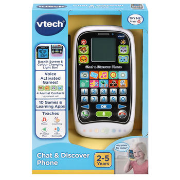 VTech Chat & Discover Phone Educational Toy 2-5 Years