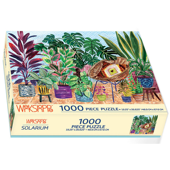1000pc WerkShoppe 49x67.6cm Solarium Jigsaw Puzzle w/ Inserts 13y+