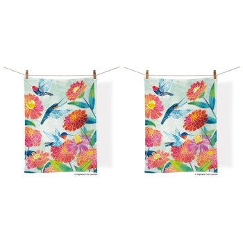 2PK WerkShoppe Cotton Kitchen Tea Towel 53.5x71cm - Hummers
