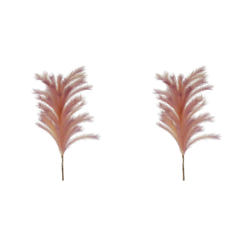2PK Belle Wheat Grass Dried Foliage Artificial Plant Home Decor 1.1m - Pink