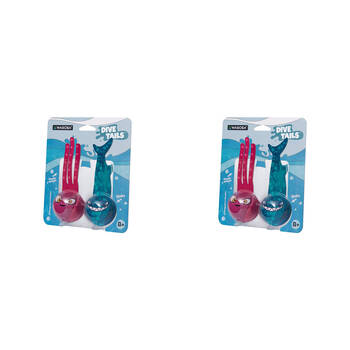 2PK Waboba Dive Tails Pool Games Diving Toys Kids/Children Assorted 8y+