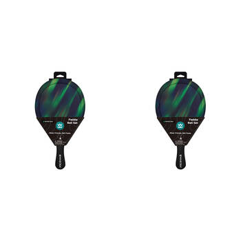 4pc Waboba Sporty Beach Paddle Non-Slip w/ Rubber Ball Set