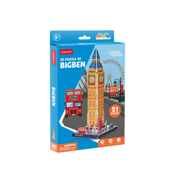 21pc CubicFun Big Ben 3D Puzzle Kids/Children Toy 5y+