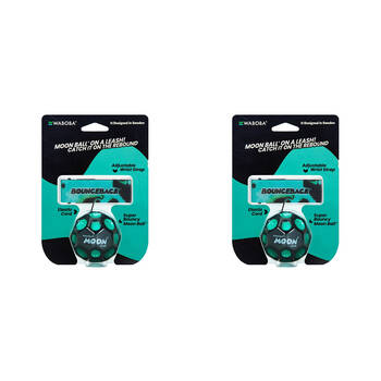 2PK Waboba Bounceback Moonball On A Leash Indoor/Outdoor Toy 6y+