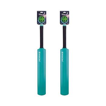 2x Waboba Land Cracket Portable Cricket Set 91cm Outdoor Sports Toy Blue 5y+