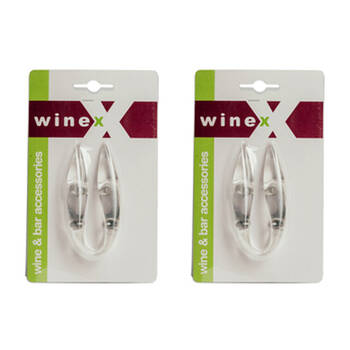 2PK Winex Acrylic Wine Foil Cutter Barware Accessory - Clear