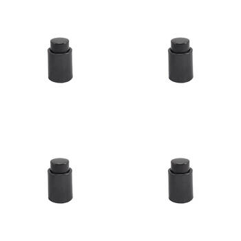 4PK Barpro Vacuum Wine Stopper Barware Accessory Black