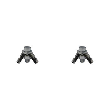 2PK Winex Pressurised Champagne Stopper Barware Accessory Chrome