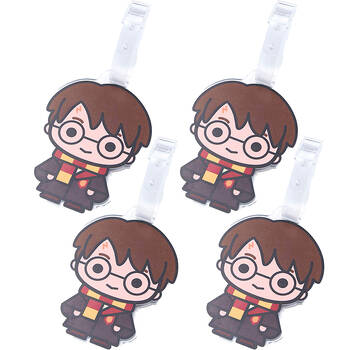 4PK Harry Potter Luggage Tag Suitcase Identity Label - Harry