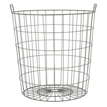 Esschert Design Wire Harvest Basket Home Garden Outdoor Display Large Grey