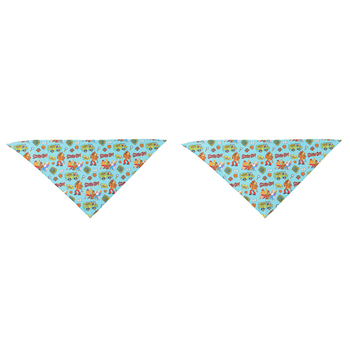 2PK The Stubby Club Scooby-Doo Themed Dog Bandana Small